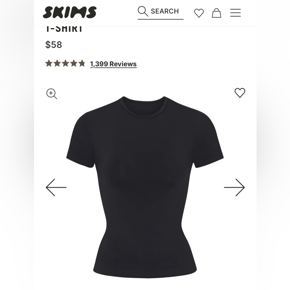 SKIMS SOFT SMOOTHING SEAMLESS
T-SHIRT